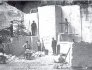 Photo datant de l'exploitation de la carrière en 1896 
